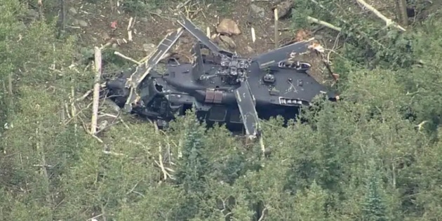 ABD Ordusuna Ait, MH-60 Black Hawk Helikopteri Colorado’da Düştü